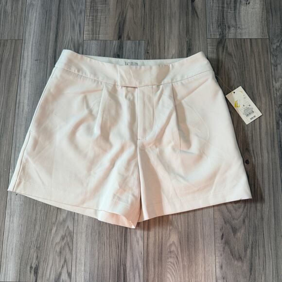 a new day Pants - A New Day Women’s Shorts 6 White/ Ivory Stretch High Rise Dress Shorts NWT